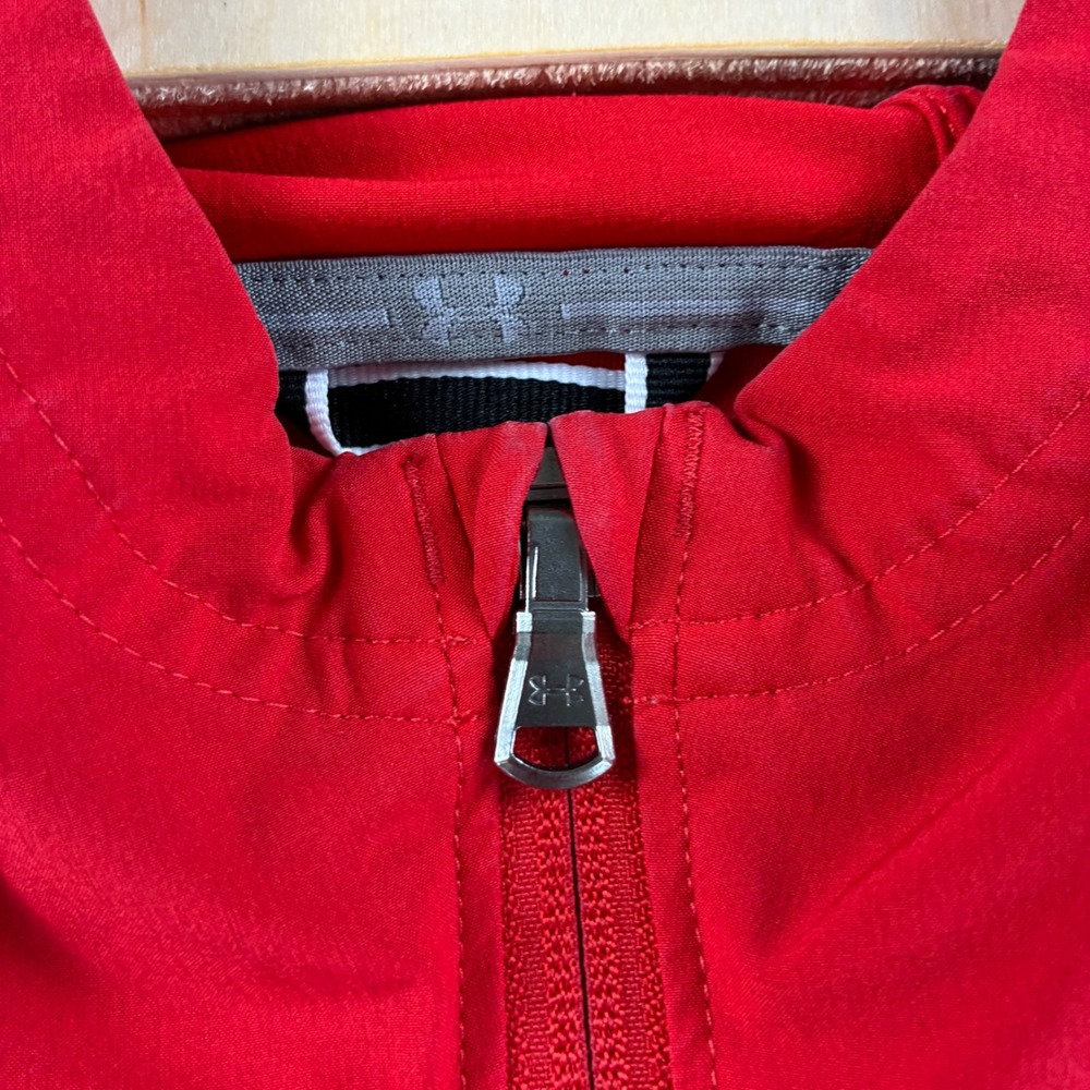 Under Armour Utah Utes Men XL Red 1/2 Zip Short Sleeve Hoodie Pullover Loose Fit - Picture 11 of 16